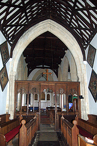 The interior looking west June 2012
